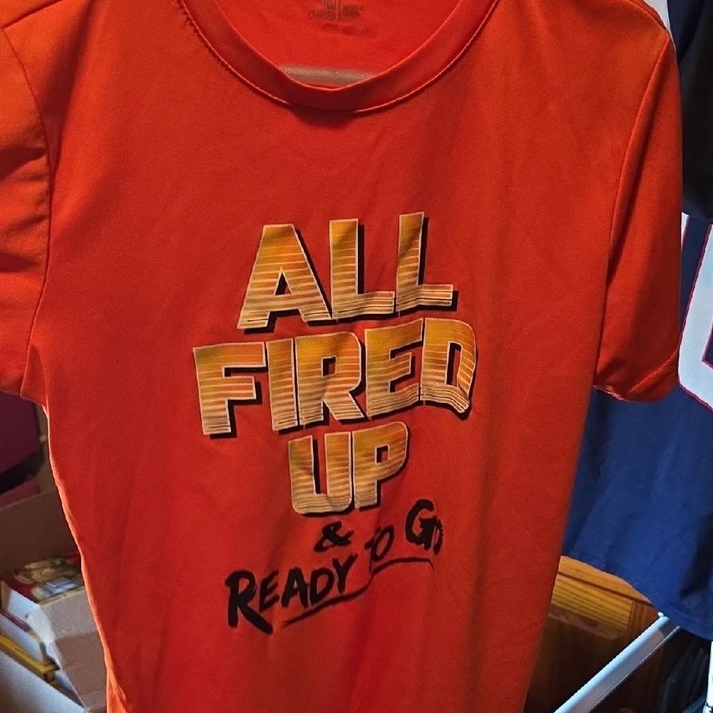 All Fired Up And Ready To Go Athletic Shirt